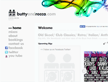 Tablet Screenshot of buttyandrecca.com
